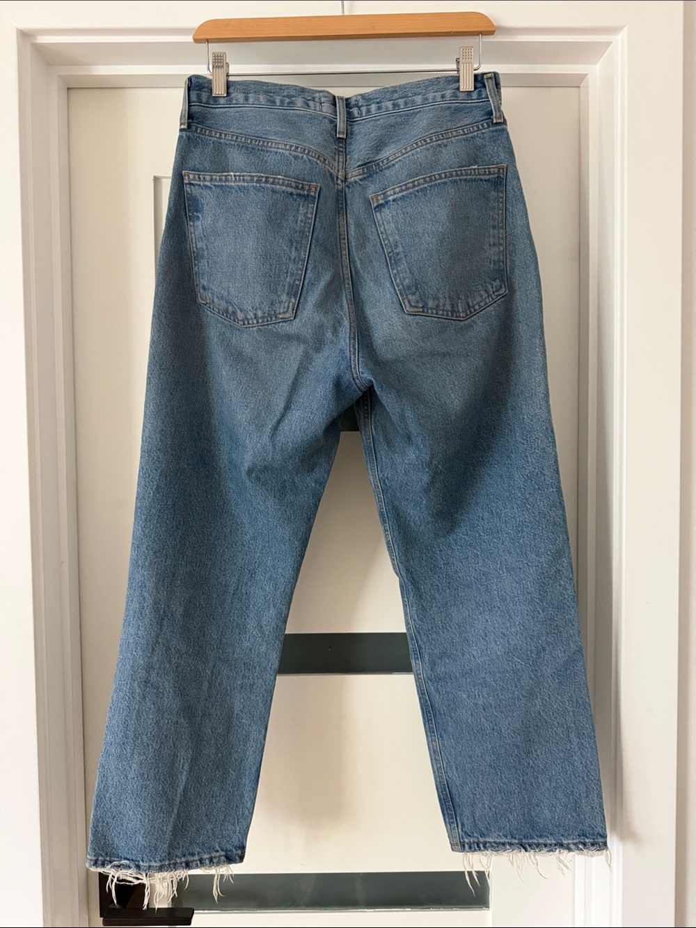Agolde 90s crop mid-rise straight jeans - Picture 2 of 4